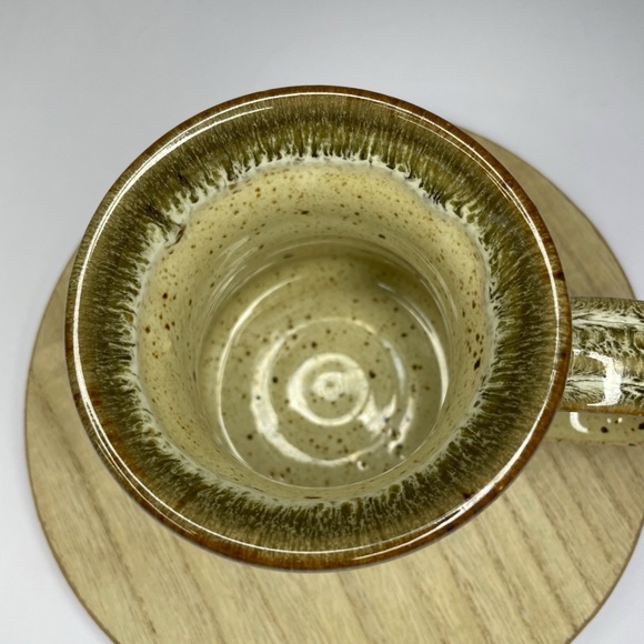 Vintage 1983 Clay in Mind Coffee Mug Studio Art Pottery Personalized Charlotte - Picture 4 of 8